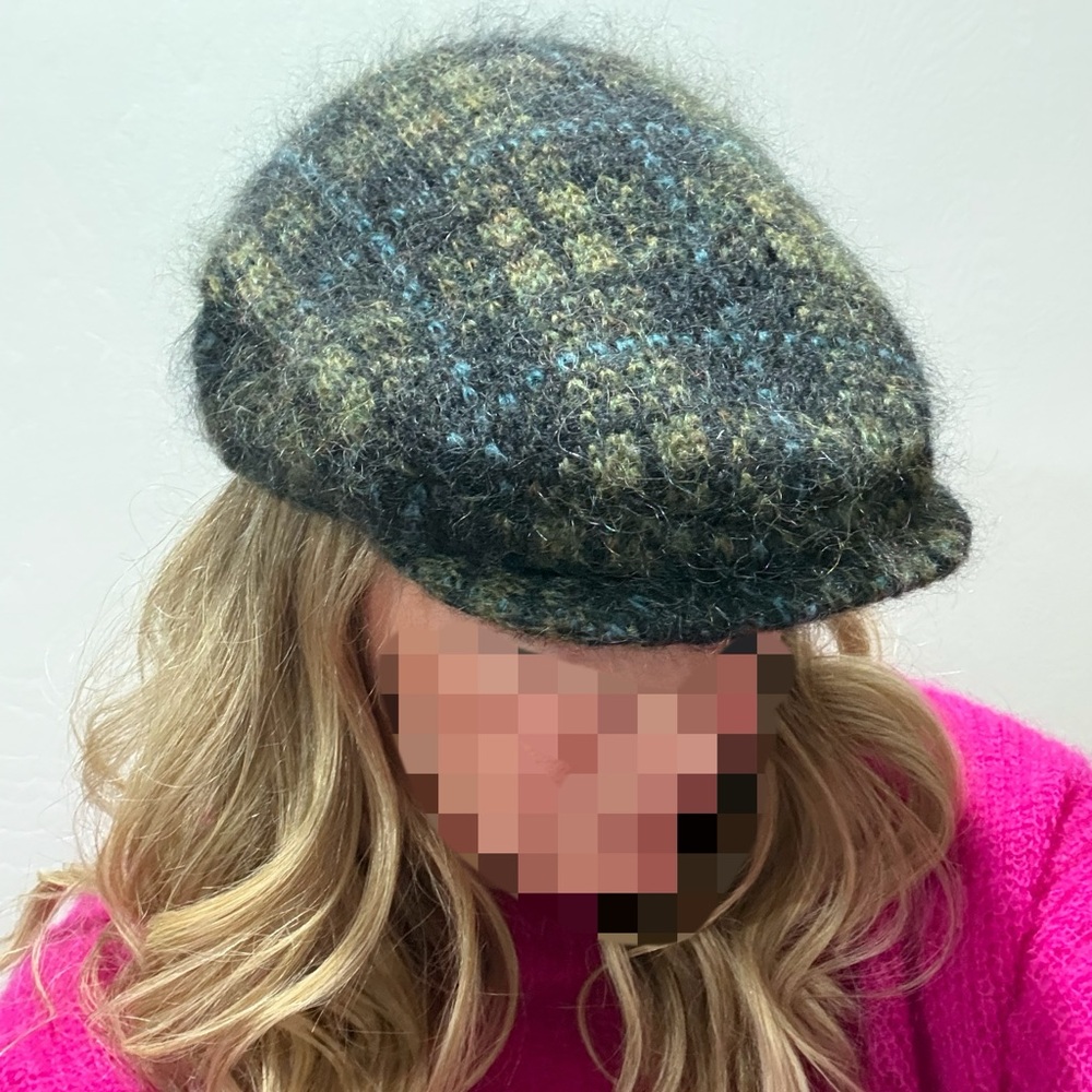 Grevi Mohair Blend Newsboy Hat